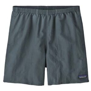 Patagonia‎ M's Baggies Shorts 5" Plume Grey Size L Elastic Waist New With Tags